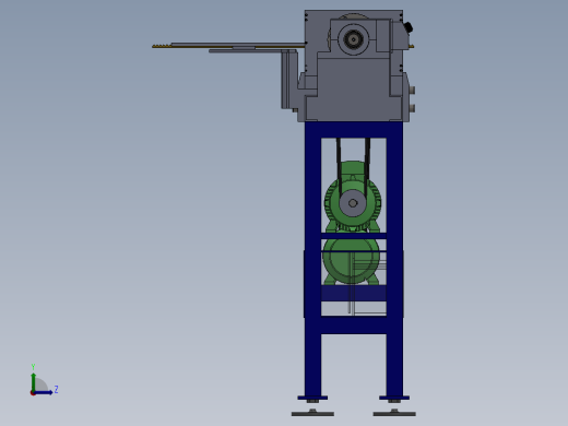 数控机床、25_自动军械车床左视缩略图