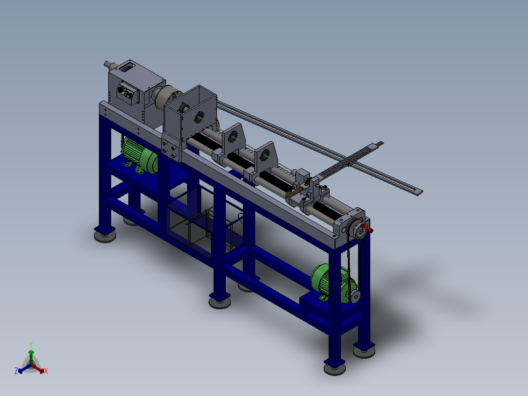 数控机床、25_自动军械车床正等轴测图