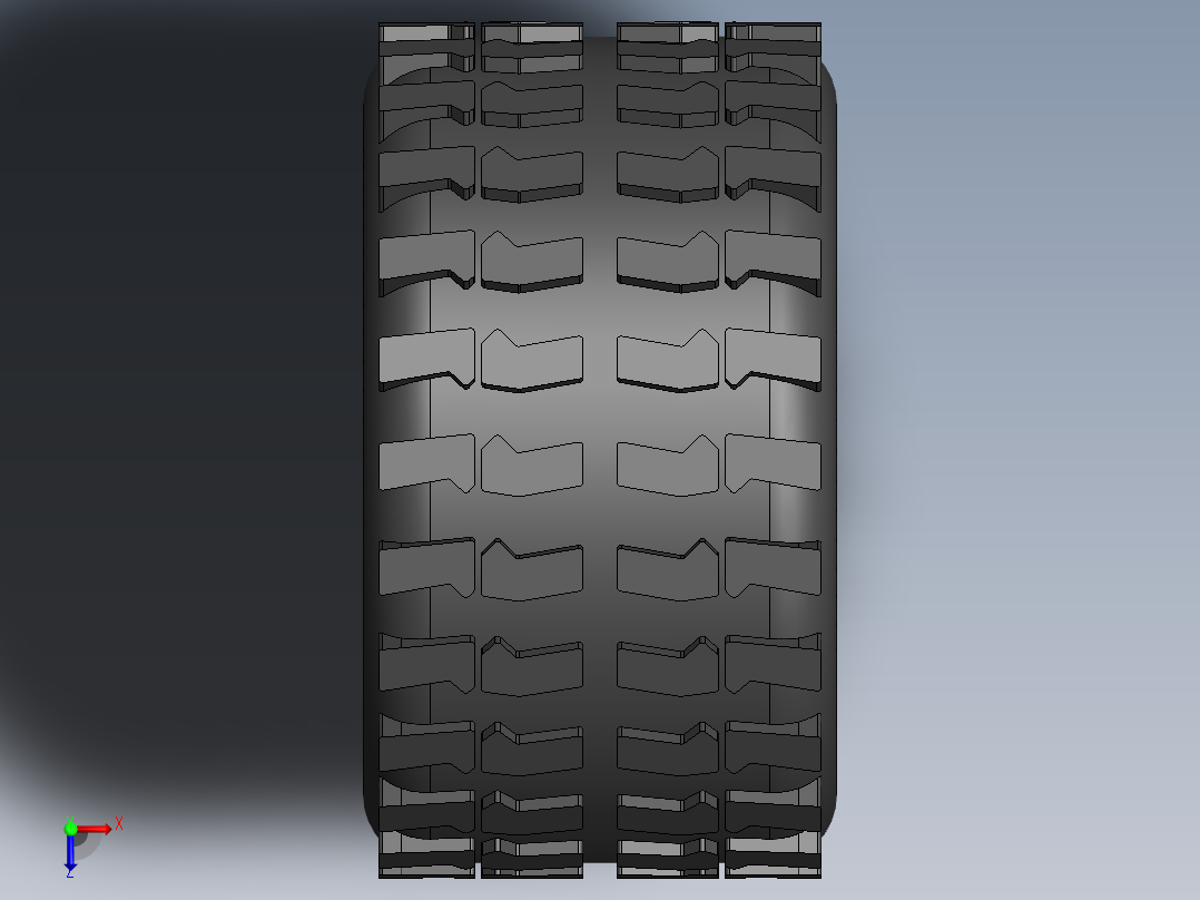 A0003690-越野轮胎俯视图