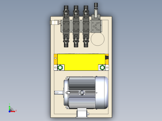 液压站系统前视缩略图