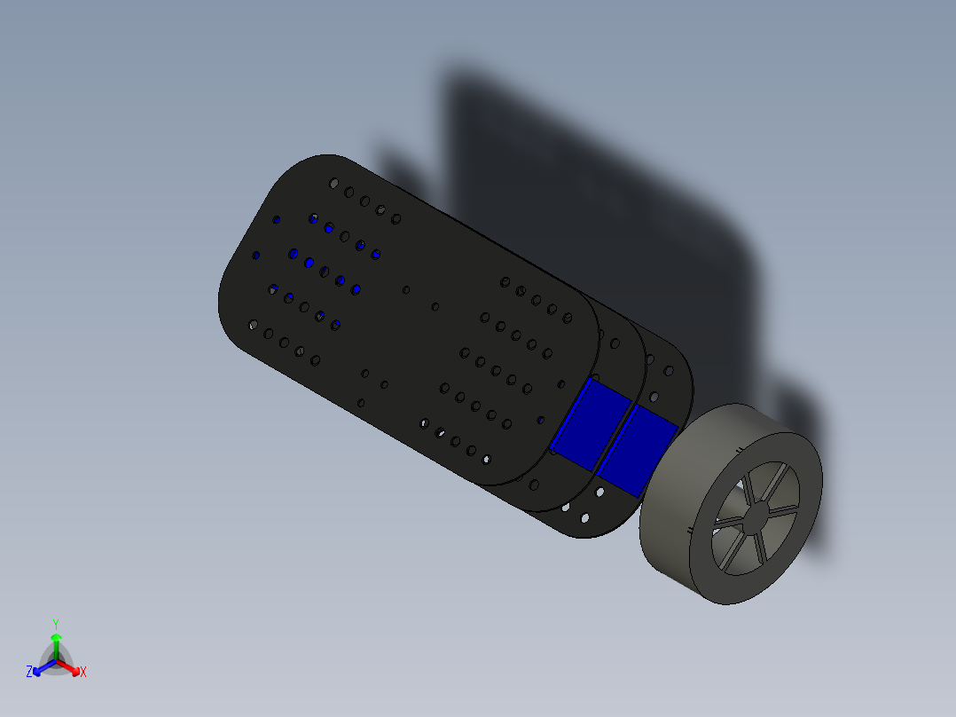 平衡机器人钣金设计--stp inventor