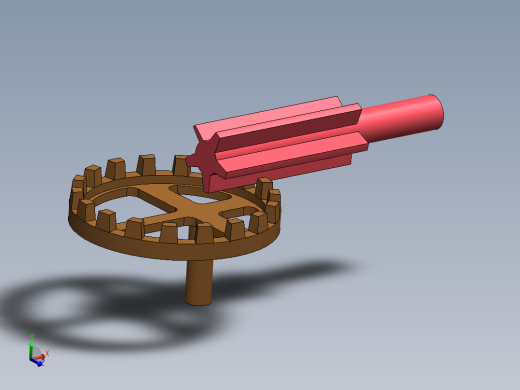 小齿轮和冠轮组件