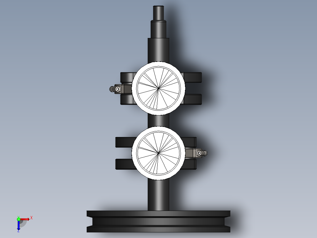 空气压缩机俯视图