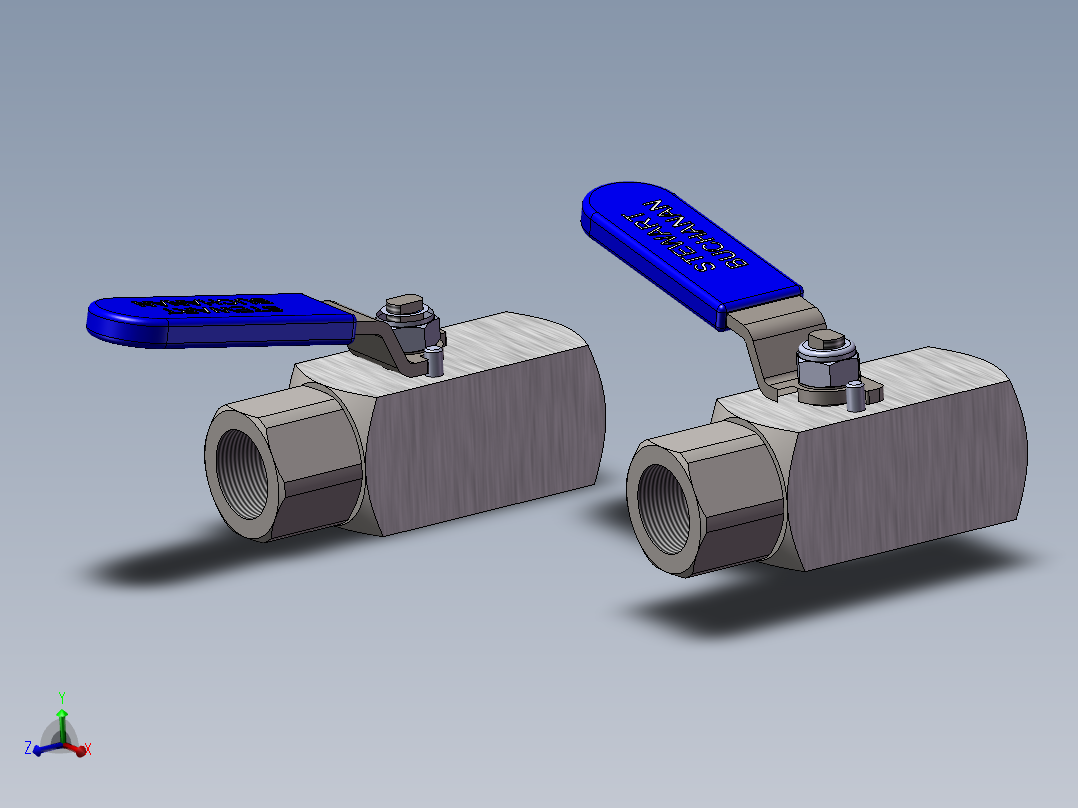 2款BVA1型-单球阀模型