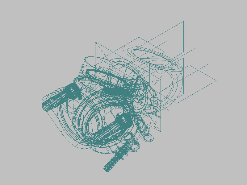 歧管组件 3D模型SolidWorks三维设计图