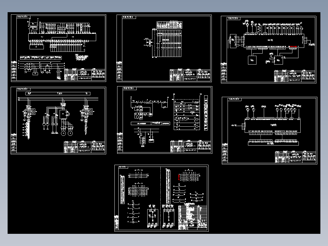 桥式起重机QD25T电气原理图