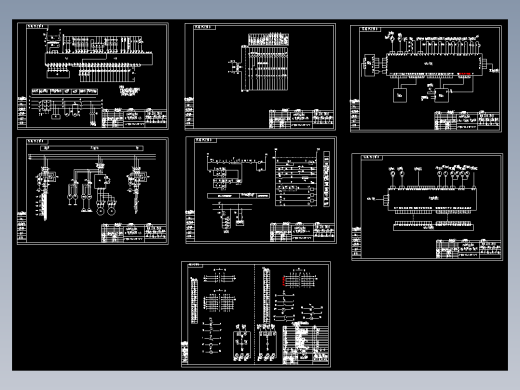 桥式起重机QD25T电气原理图