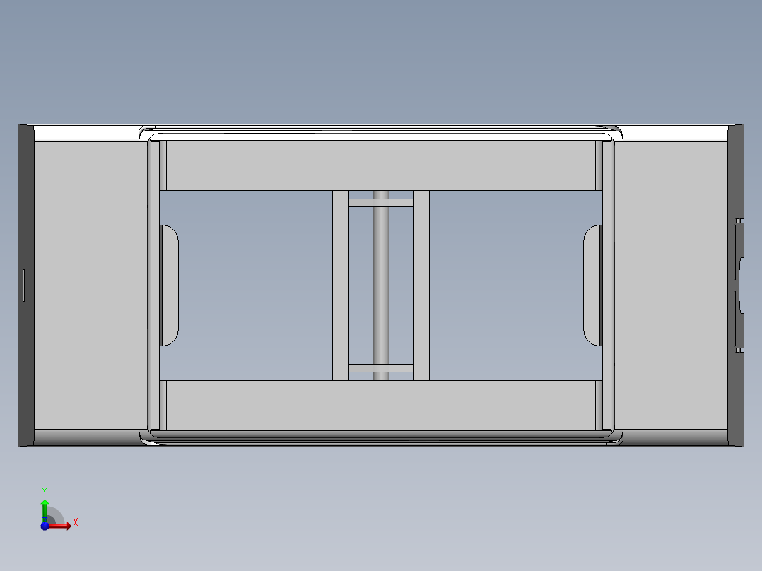 太阳能开关盖前视图