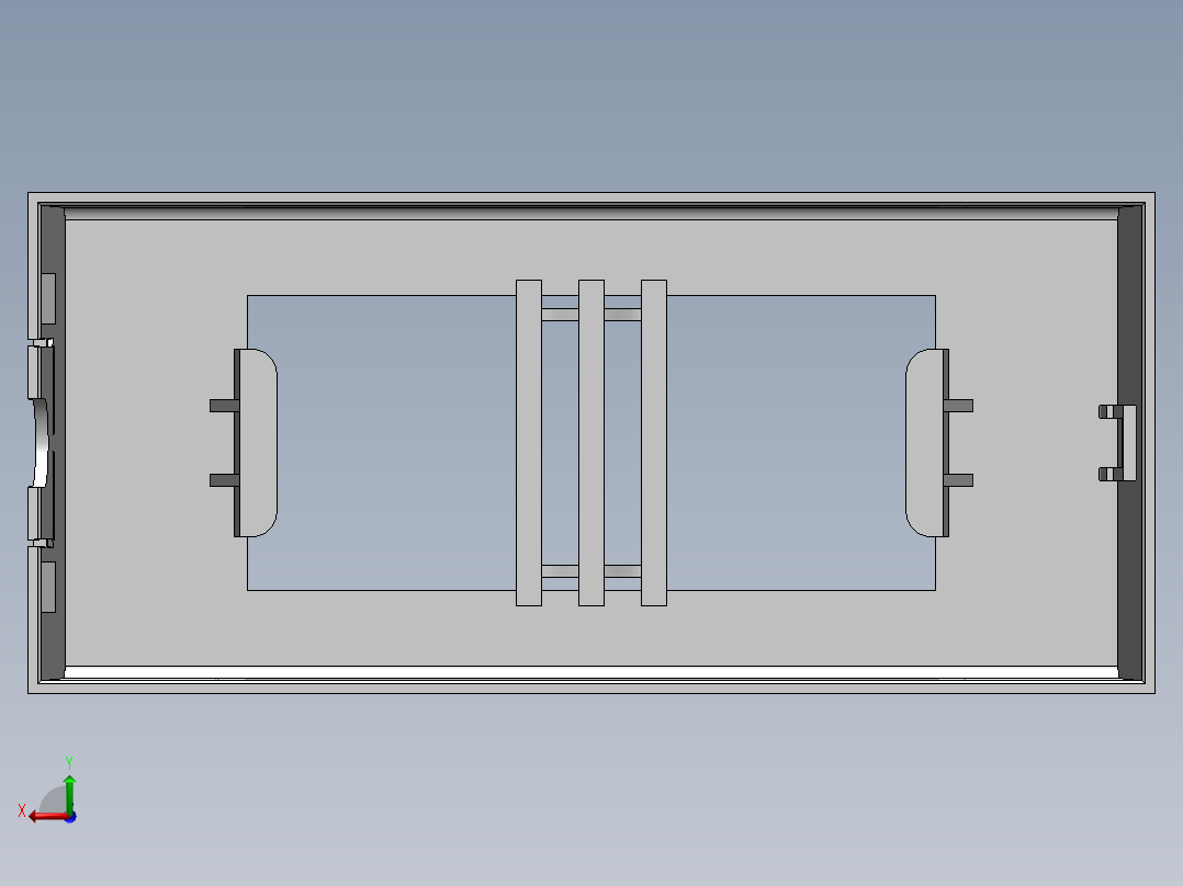 太阳能开关盖后视图