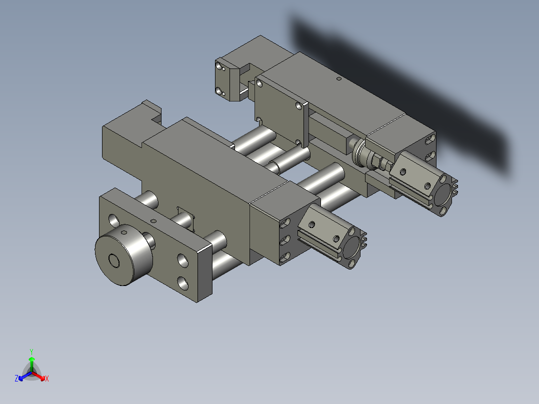 电容剪脚折弯切断总成06-1-2正等轴测图