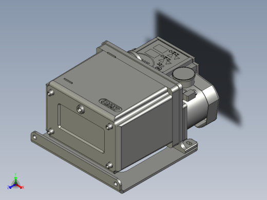 sakcS201404-3-3-0润滑机构正等轴测缩略图