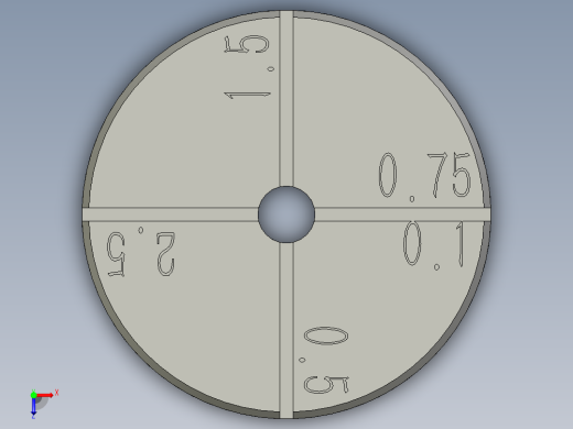 端子送料机构档位旋钮俯视缩略图