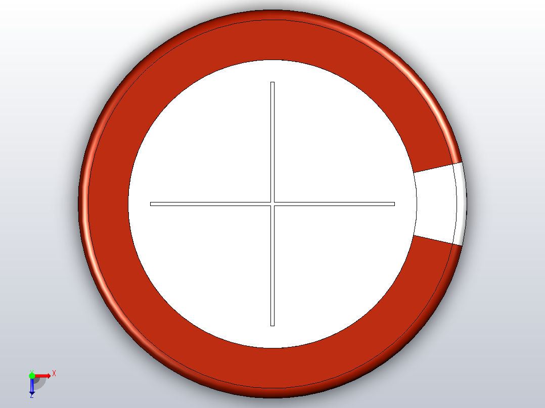 35 x30棕白色底片电解电容器俯视图