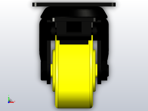 脚轮CKK02-D50-PA前视缩略图