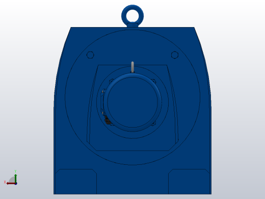 R97R57底脚轴伸式安装组合型斜齿轮减速机R97R57-Y0.18-4P-63-M1-0°后视缩略图