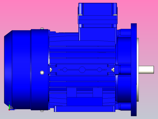 电动机 3 相左视缩略图