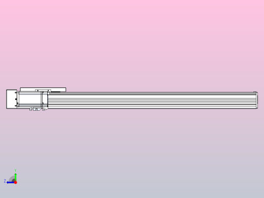 滚珠丝杠直线轴带导轨全封闭TPA-HCR-120D-1610C-L700-MR-Y-P40-N3右视缩略图