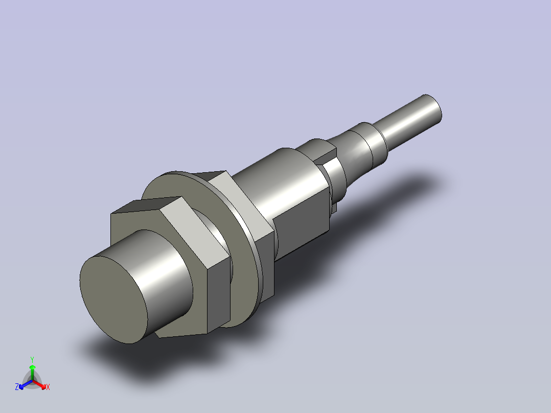 接近开关E2E-X3D1-N-ZOMRON主视图