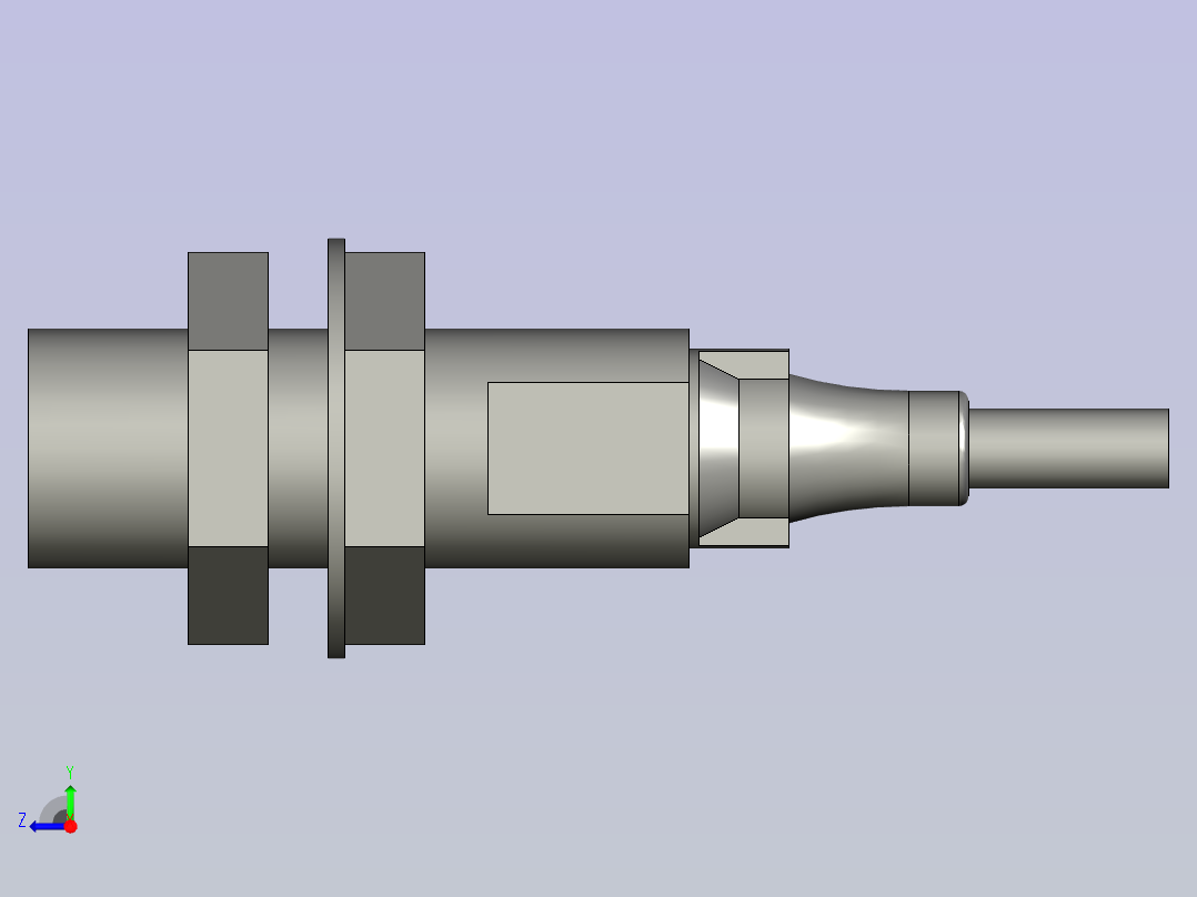 接近开关E2E-X3D1-N-ZOMRON右视图