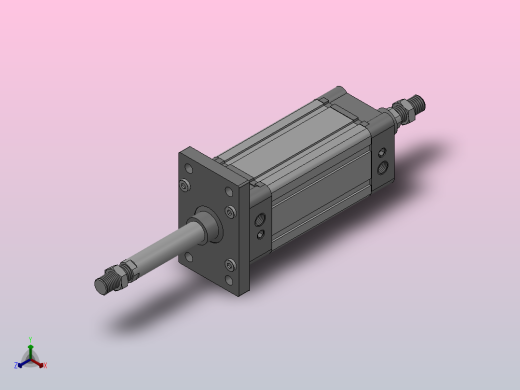 SED双轴复动型气缸SED 80×125-S
