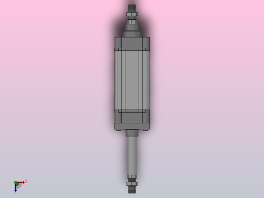 SED双轴复动型气缸SED 80×125-S俯视缩略图