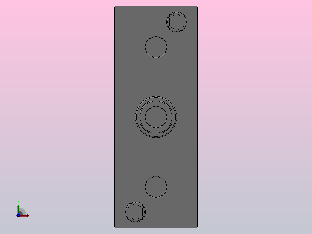 MU椭圆型活塞气缸系列[MDUB40-30D-A76H]前视图