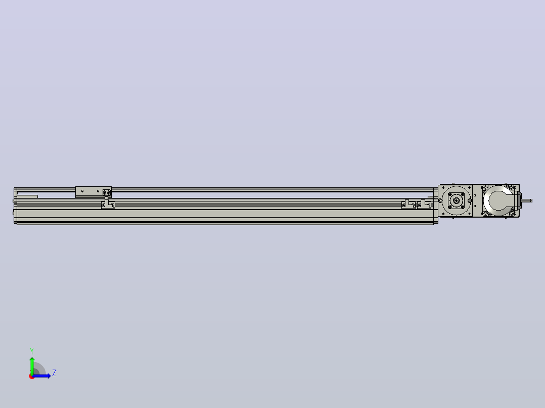 MT75BT半封闭皮带滑台[MT75BT.L80.600.R.P40.C3]左视图