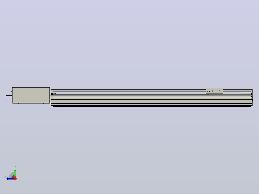 MT75BT半封闭皮带滑台[MT75BT.L80.600.R.P40.C3]右视图