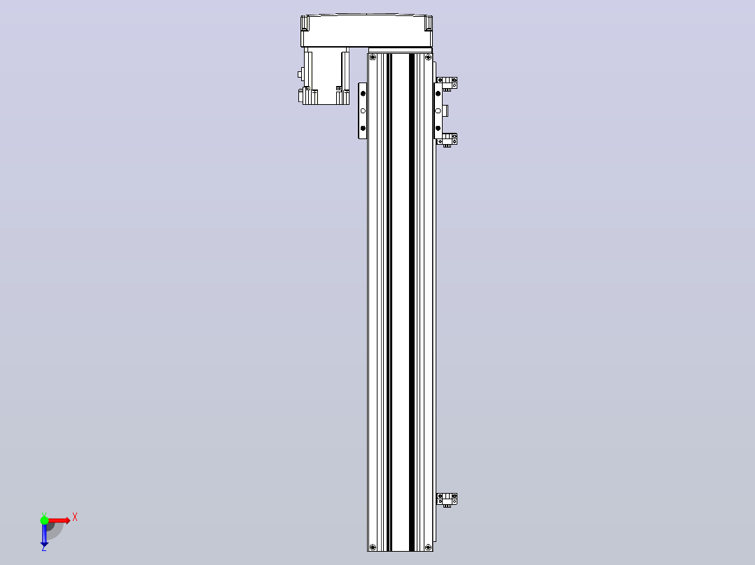 钢基模组TPA-KNR-8610C-640A1-ML-H0S1俯视图