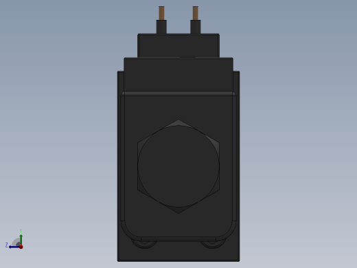 二位五通单电控换向阀（出线式）[QVZB5120-5G-01]右视缩略图