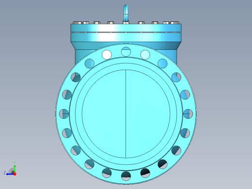 旋启式止回阀（H44H）[H44H-6.4-DN500]右视缩略图
