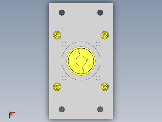 工件排出转台俯视缩略图