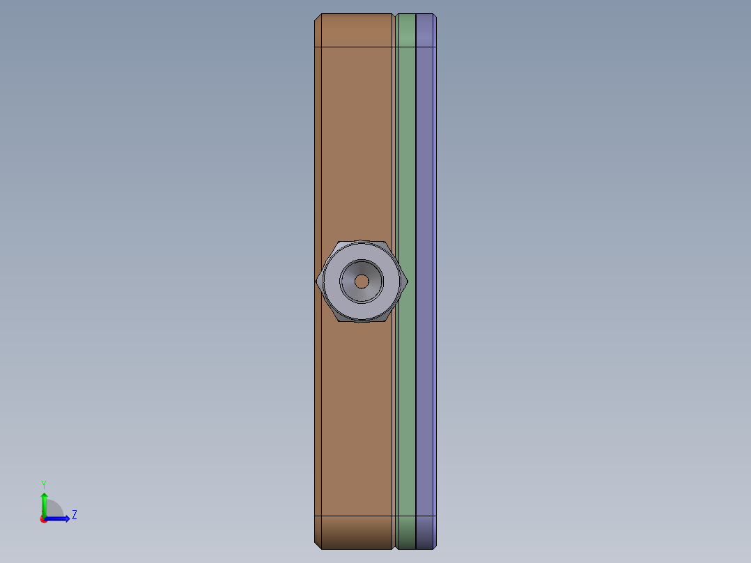 印锡治具左视图
