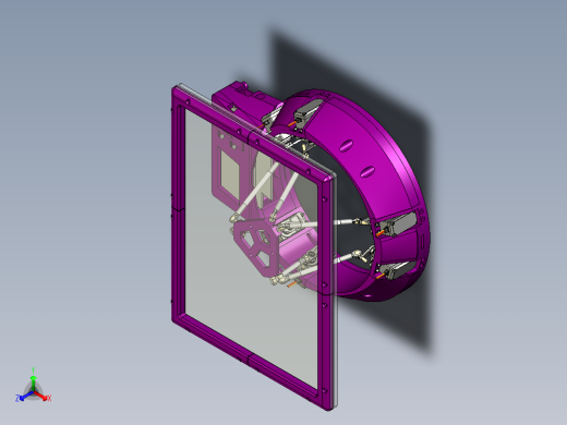 并联机器人6DOF 3D printed Stewart Platform INV正等轴测缩略图