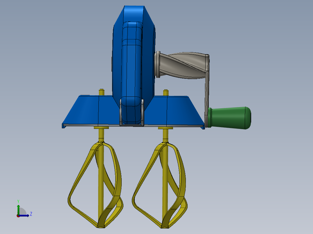 家用手摇搅拌器SW2013左视图