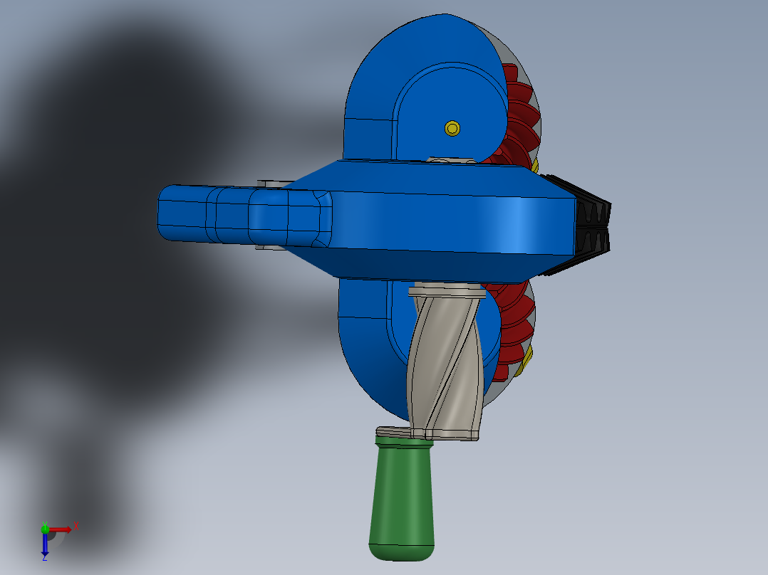 家用手摇搅拌器SW2013俯视图