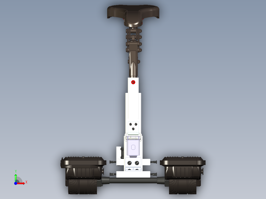 电能自动平衡代步车设计x_t前视图