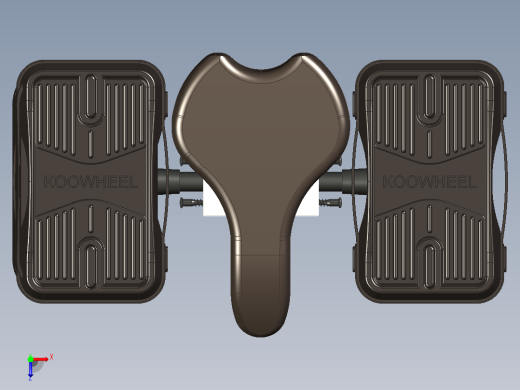 电能自动平衡代步车设计x_t俯视缩略图