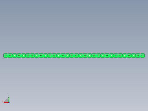 彩色公头100mil（2.54mm）系列-DS1021_green_1x32p_100mil_Type5_rev1.0后视缩略图