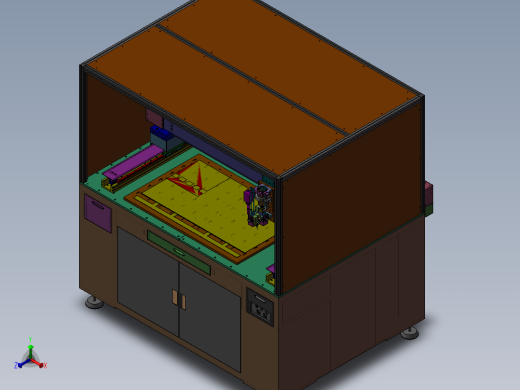 一台三轴点胶机
