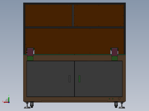 一台三轴点胶机后视缩略图