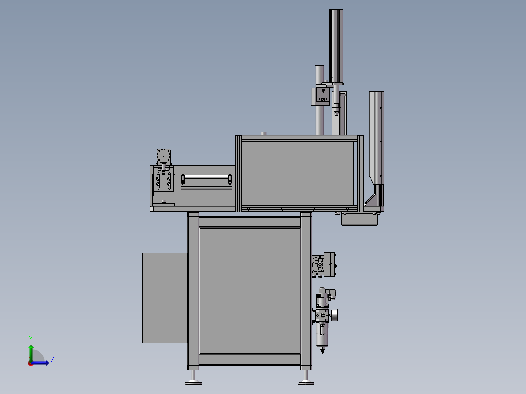 搬送机械左视图