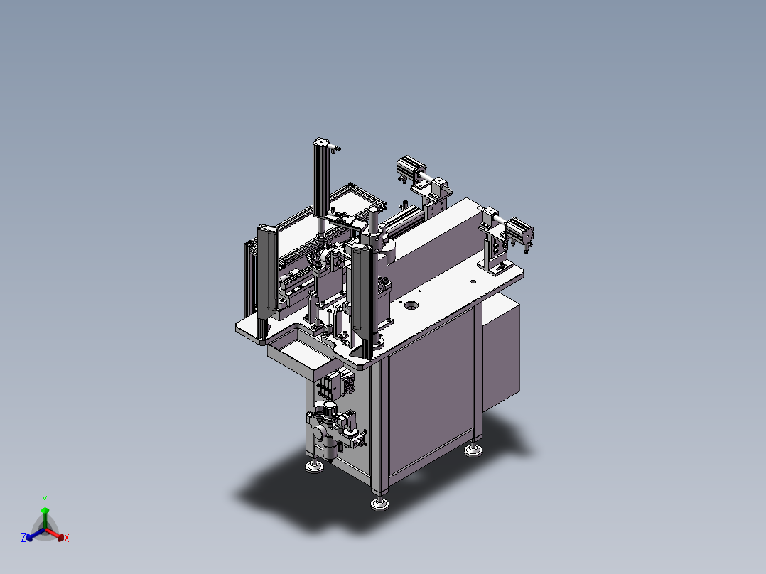 搬送机械正等轴测图