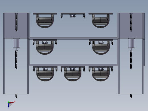 P119-电梯式立体车库设计及三维SolidWorks俯视缩略图