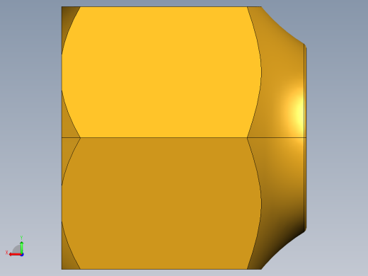 扩口式工业通用硬管接头Short Forged Reducing Nuts 14FS-10-8后视缩略图
