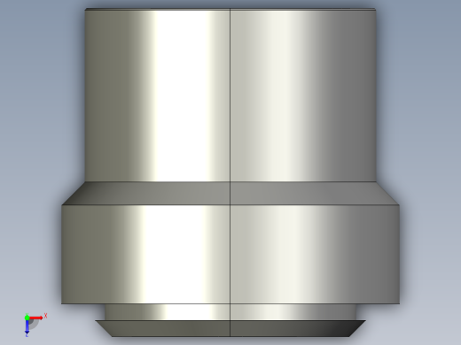 卡套式工业通用硬管接头4_tu-s俯视缩略图