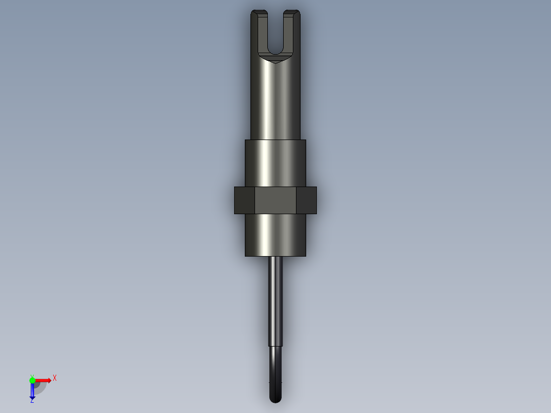超声波设备CH-PPS-BSP-0.75in-CABLE-3m俯视图