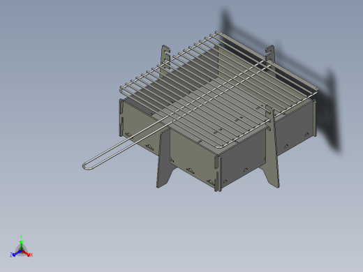 “平板包装”设计烧烤