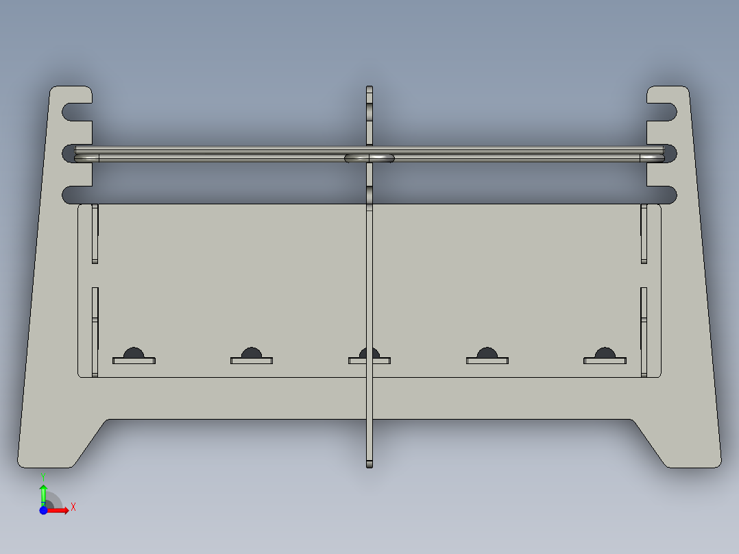 “平板包装”设计烧烤前视图