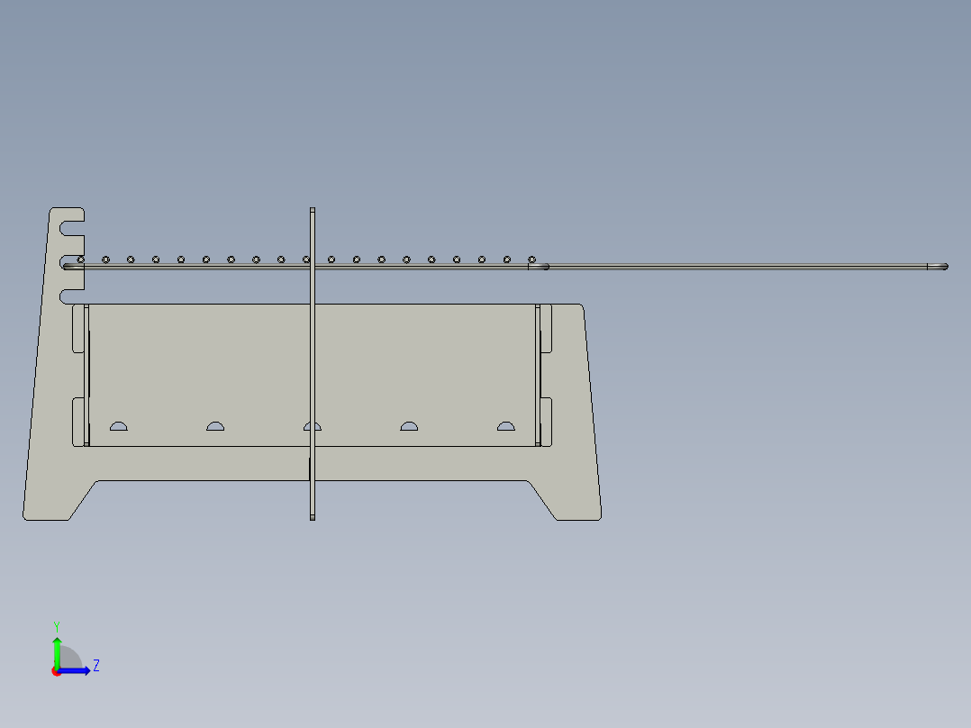 “平板包装”设计烧烤左视图
